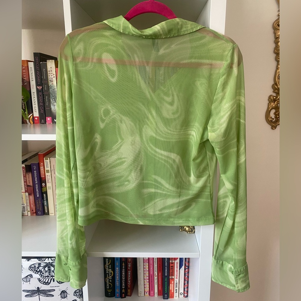 H&M Mesh Button Down - Picture 4 of 4